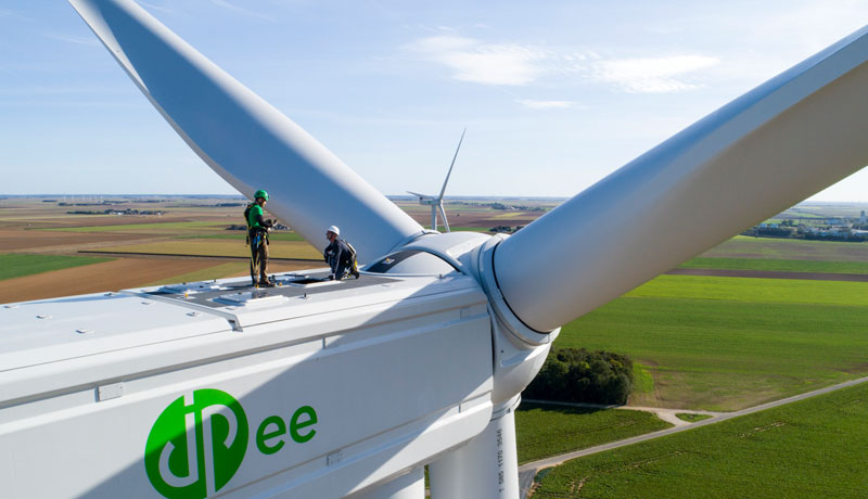 Intervention sur une éolienne JPee