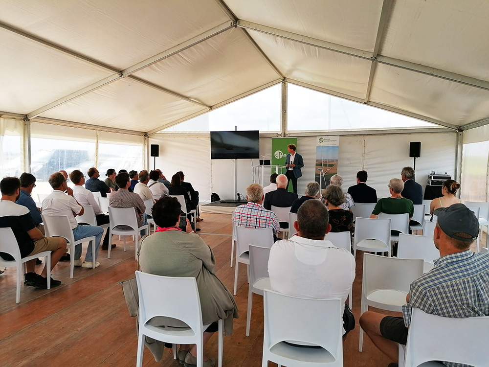 Inauguration du parc éolien de Tivernon